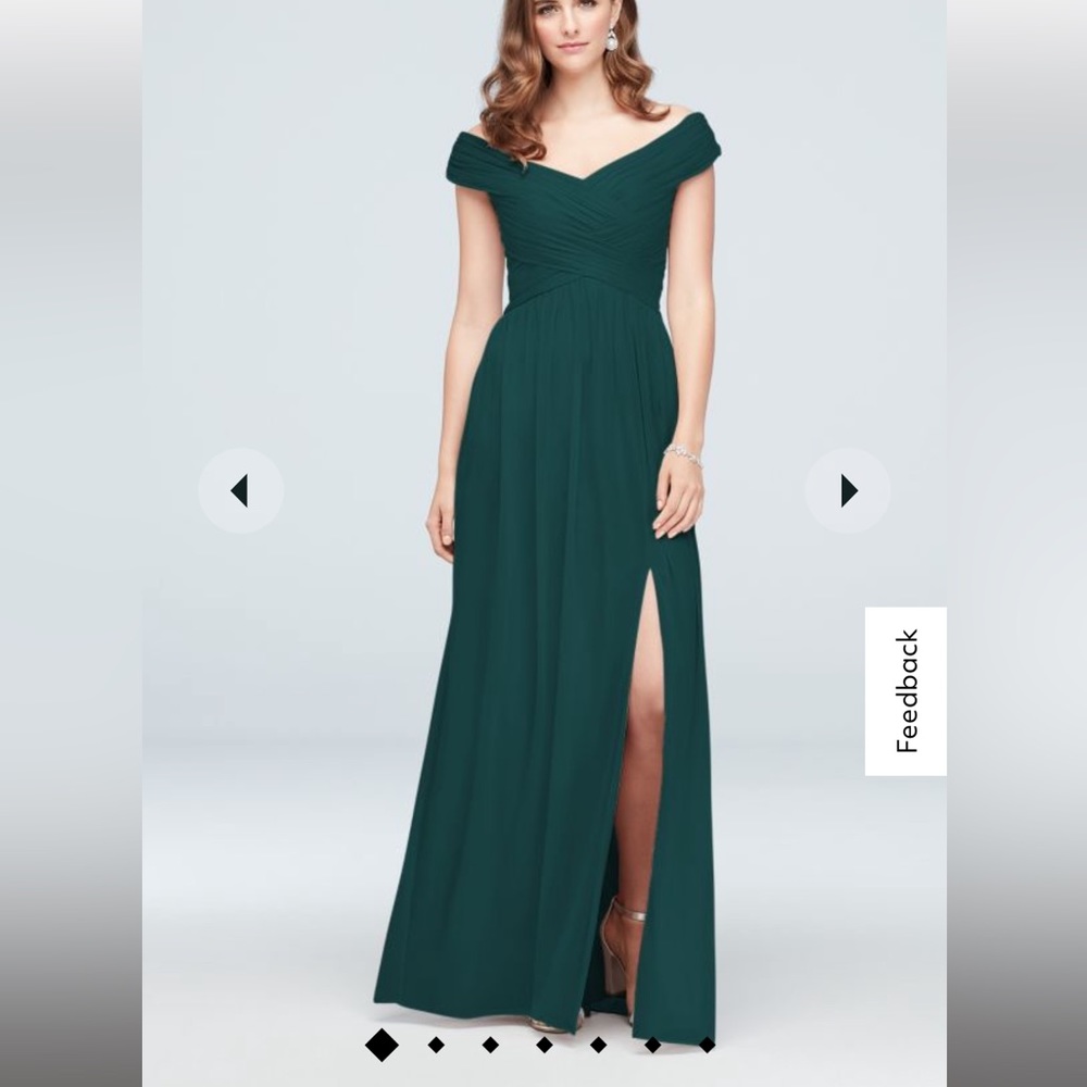 David’s bridal style F19951 in gem color sz 6